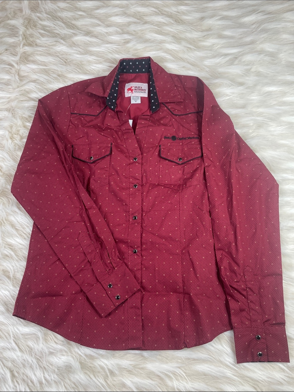 Riley & McCormick BMO Pearl Snap Shirt Women's Medium